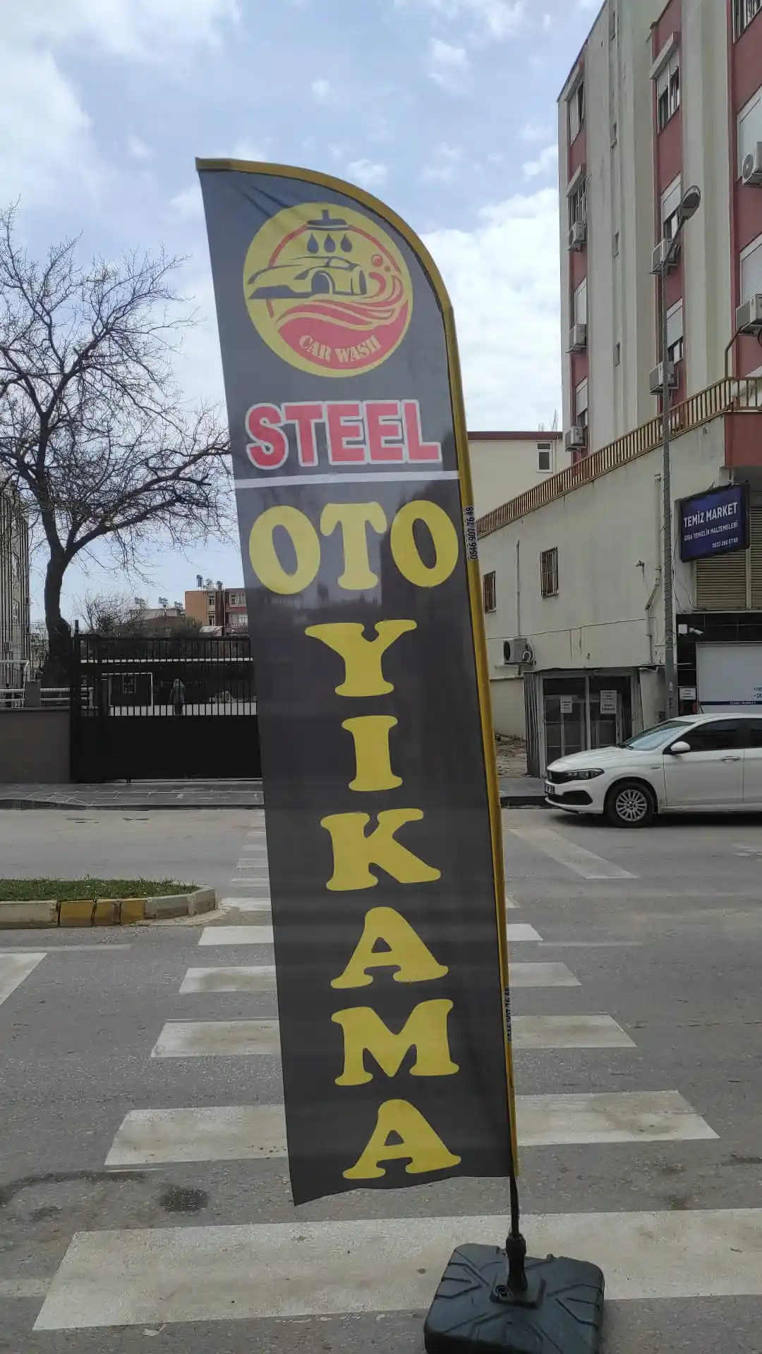 Oto Yıkama Olta Bayrağı-1